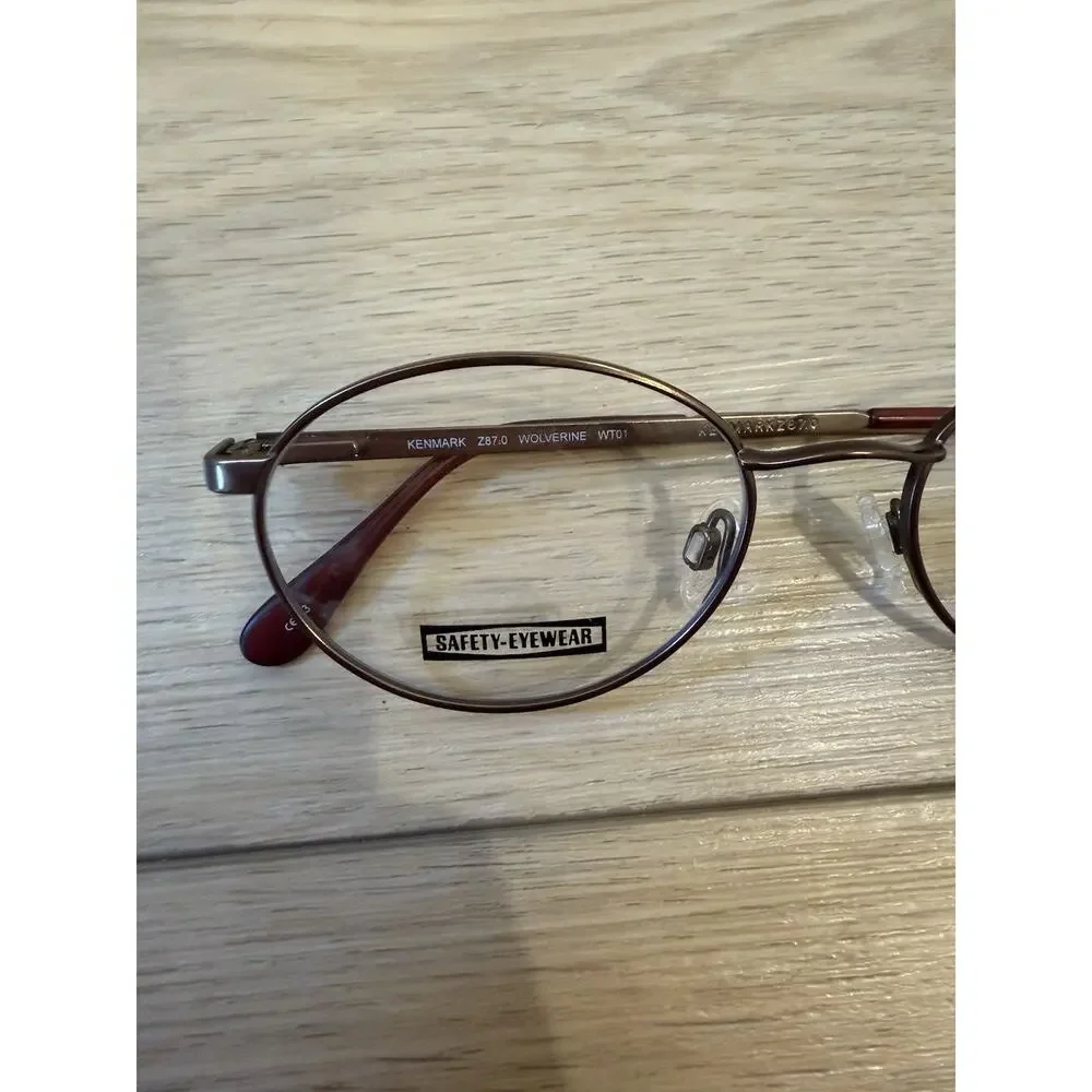 WOLVERINE KENMARK Z87.0 ANTIQUE GOLD AUTHENTIC EYEGLASSES 52-18-140